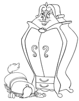 coloriage l armoire et le tabouret